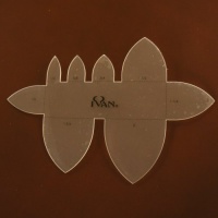 Church Window Strap End Point Template
